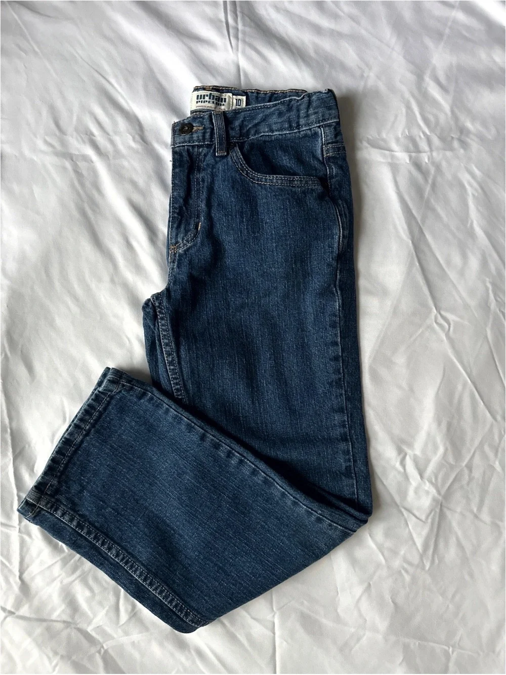 urban pipeline Boys Dark Blue Straight-Leg Jeans